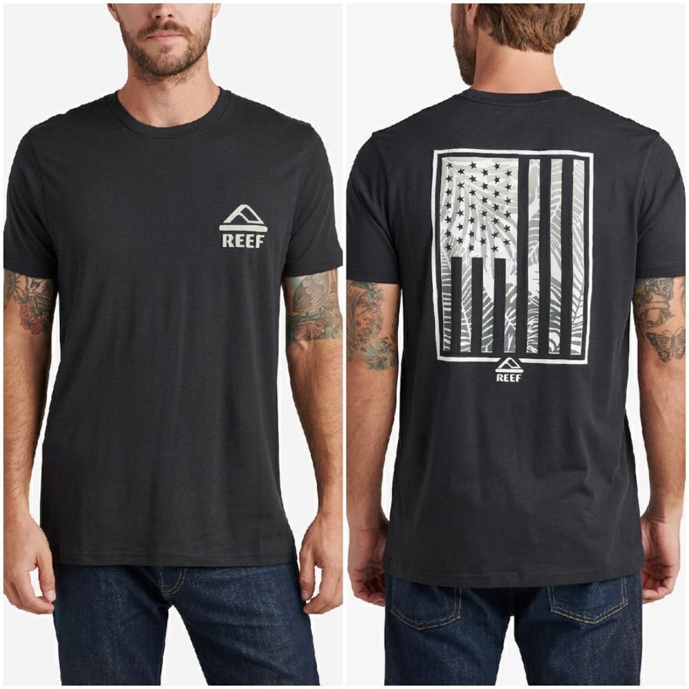 Reef Jamison Graphic T-shirt Sz Small